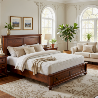 Sunvega Ultra Cooling Copper Infused Hybrid Mattress with Euro-Top and Dynamic Edge Coils