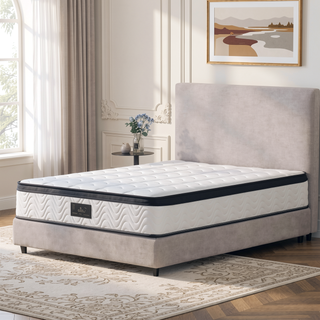 Sunvega Full Size Hybrid Mattress with Zoned Support and Gel Memory Foam for Cool Comfort
