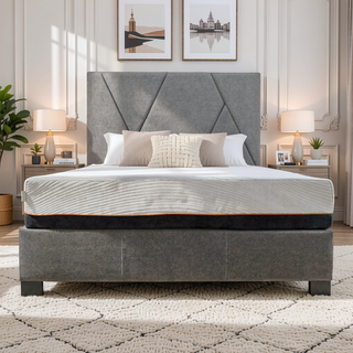 Sunvega 10 Inch Cooling Copper Infused Memory Foam Mattress Queen Size