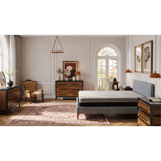 Sunvega Copper Infused Hybrid 14 Inch Plush King Mattress with Cooling Cover