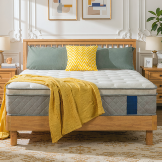 Sunvega 12 Inch Cooling Gel Memory Foam Hybrid Mattress with Pocket Springs for Medium Firmness