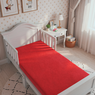 Sunvega Kids 5 Inch Red Twin Mattress with Water Resistant Cover and Memory Foam