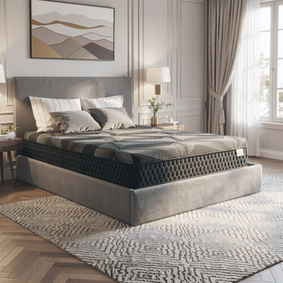 Sunvega Diamond Matrix Copper Cooling Hybrid Waterfall Top Mattress with Medium Feel