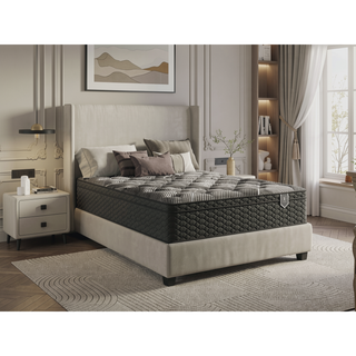 Sunvega Restful Nights 14 Inch Euro Top Plush Queen Mattress with Cooling Comfort