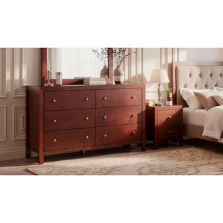 Sunvega Dark Brown Tufted Polyurethane Upholstered King Size Bed Frame
