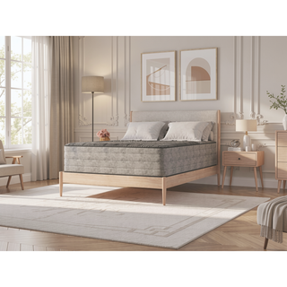 Sunvega 14 Inch Pure Ice Plush Quilted Queen Mattress with Copper Gel Cover