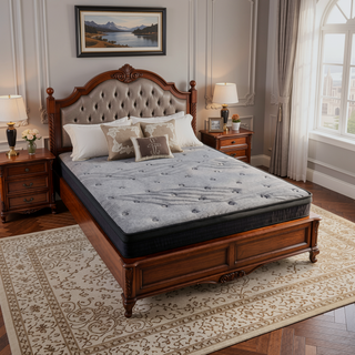 Sunvega 12 Inch Soft-Medium Firm Pocket Coil Mattress with 560 Coils for Support
