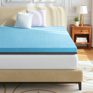 Sunvega 2 Inch King Cooling Gel Memory Foam Mattress Topper for Pressure Relief