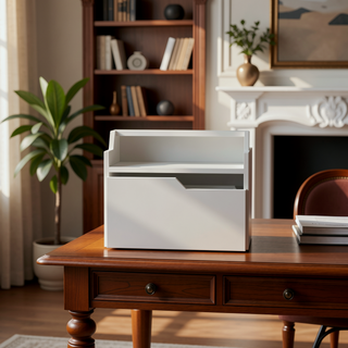 Sunvega Floating Nightstand with Spacious Drawer and Two-Tier Top for Bedroom Storage