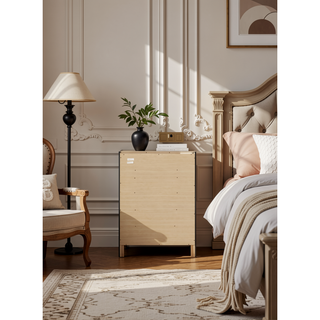 Sunvega Dark Brown Tufted Polyurethane Upholstered King Size Bed Frame