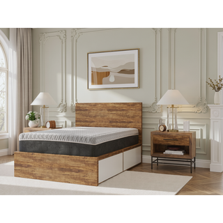 Sunvega Copper Infused Hybrid Queen Mattress with Soft Memory Foam and Pocketed Coils
