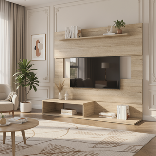Sunvega Three Drawers Pressed Wood Dresser in Wengue Easy To Assemble