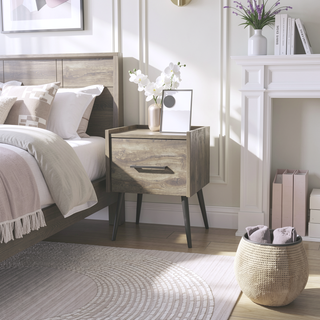 Sunvega Floating Nightstand with Accessible Storage and Space Efficient Design