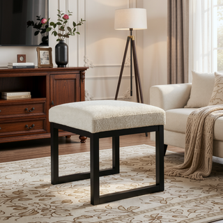 Sunvega Upholstered Tufted Accent Bench with Soft Foam Cushioning for Bedroom