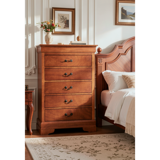 Sunvega Dark Brown Tufted Polyurethane Upholstered King Size Bed Frame
