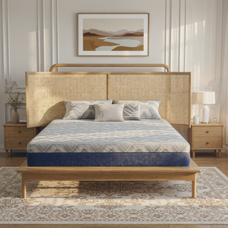 Sunvega 10" Hybrid Queen Mattress with Isotonic Memory Foam and Lumbar Support