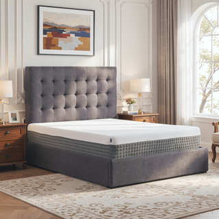 Sunvega 5-Layer Hybrid Memory Foam and Coil Mattress with Breathable Anti-Skid Knit Cover