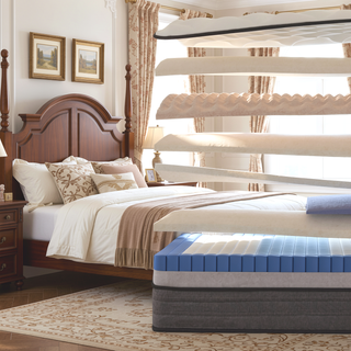 Sunvega 10 Inch Queen Size Breathable Cool Cover Memory Foam Hybrid Mattress