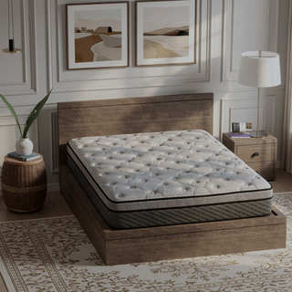 Sunvega Hybrid 12 Inch Medium Firm Queen Mattress with Pocketed Coils
