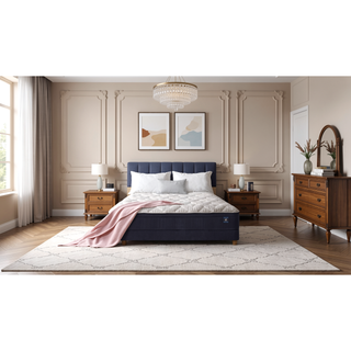 Sunvega Restonic 14.5 Inch Euro Top Mattress with Cooling Foam and Reinforced Lumbar Support