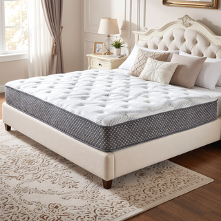Sunvega 10" Quilted Hybrid King Mattress with Wicking Fabric and HD Gel Memory Foam