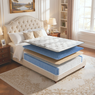 Sunvega Diamond Nina Copper Cooling Supportive Hybrid Mattress with Euro-Top