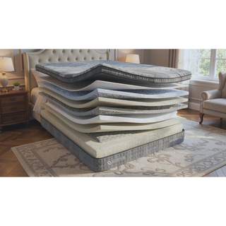 Sunvega Premium Pocket Spring and Memory Foam Luxuryan California King Bed