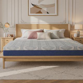 Sunvega 10" Hybrid Queen Mattress with Isotonic Memory Foam and Lumbar Support