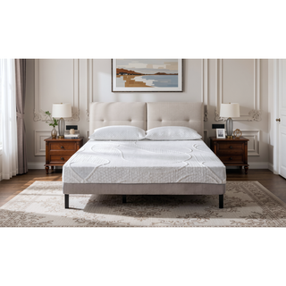 Sunvega Medium Firm 12 Inch Green Tea & Charcoal Infused Memory Foam Mattress for Freshness