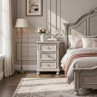 Sunvega Antique Gray Transitional Design Seven Drawer Dresser Top Seller