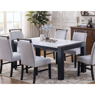 Sunvega Modern Charcoal Upholstered Dining Bench with Soft Fabric and Wooden Legs