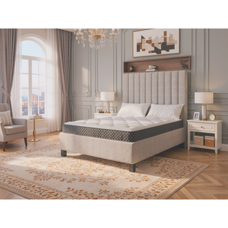 Sunvega 6" Quilted Gel Memory Foam Firm Queen Mattress with HD Support
