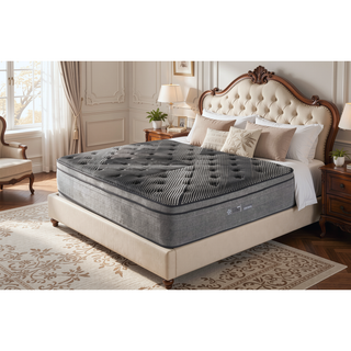 Sunvega 15" Pure Ice Eurotop Ultra Plush Full Mattress for Cooler Sleep