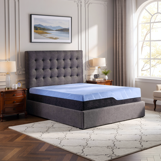 Sunvega 12 inch Hybrid Cooling GelCare Memory Foam and Coil Mattress King Size