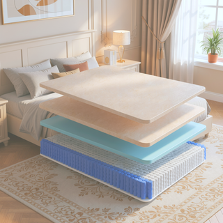 Sunvega Ultra Cooling Copper Infused Hybrid Mattress with Euro-Top and Dynamic Edge Coils
