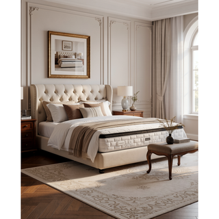Sunvega 13 Inch Plush Mattress with Cooling Technology and Enhanced Support for Restful Sleep