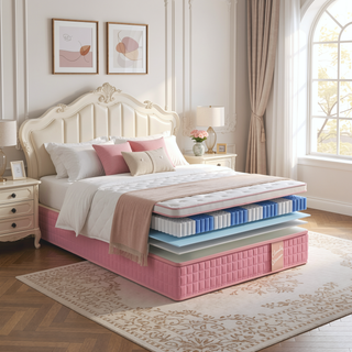 Sunvega Queen 12 Inch Hybrid Mattress with Cooling Cover and Edge Support