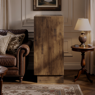 Sunvega Compact Four-Drawer Chest with Felt-Lined Drawer and Mitered Trim