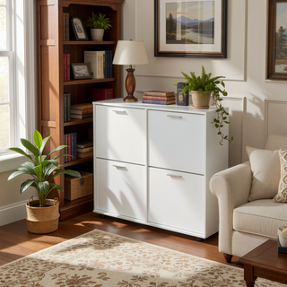 Sunvega Seven Drawer Wood Dresser with Spacious Storage for Bedroom