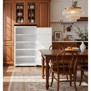 Sunvega Gunmetal 1-Door Chest with Container Lock and Metal Shelves