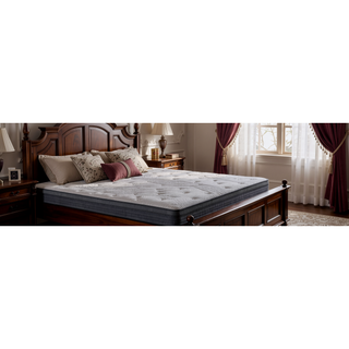 Sunvega 12 Inch Soft-Medium Firm Pocket Coil Mattress with 560 Coils for Support