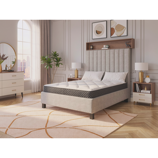 Sunvega 6" King Size Gel Memory Foam Firm Quilted Mattress with HD Support