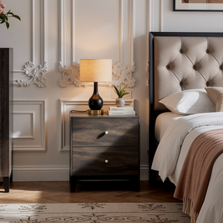 Sunvega Gregory Grey Oak 5-Drawer Chest for Contemporary Interiors with Sleek Hardware