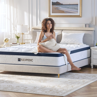 Sunvega Deep Sleep 8 Inch Twin Size Hybrid Mattress with Plush Euro Top and Memory Foam