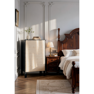 Sunvega Primo Bedroom Group Chest with Durable Print Finish and French Dovetail Drawers