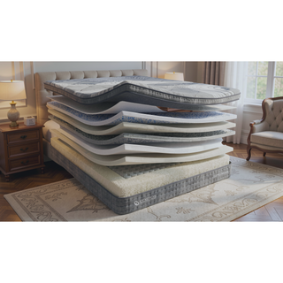 Sunvega Premium Pocket Spring and Memory Foam Encased Core Luxury Bed