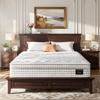Sunvega 12'' Hybrid King Mattress with Memory Foam and Pocket Springs for Pressure Relief