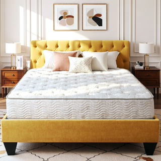 Sunvega Premium 9 Inch Medium Pocket Coil Bed in a Box Spring Mattress