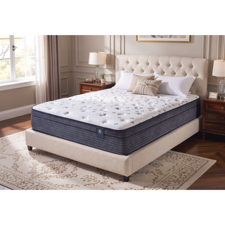 Sunvega Restonic 14.5 Inch Euro Top Mattress with Cooling Foam and Reinforced Lumbar Support