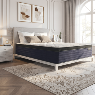 Sunvega Diamond Cleo Cooling Copper Memory Foam Hybrid Mattress with Euro-Top 14" Firm